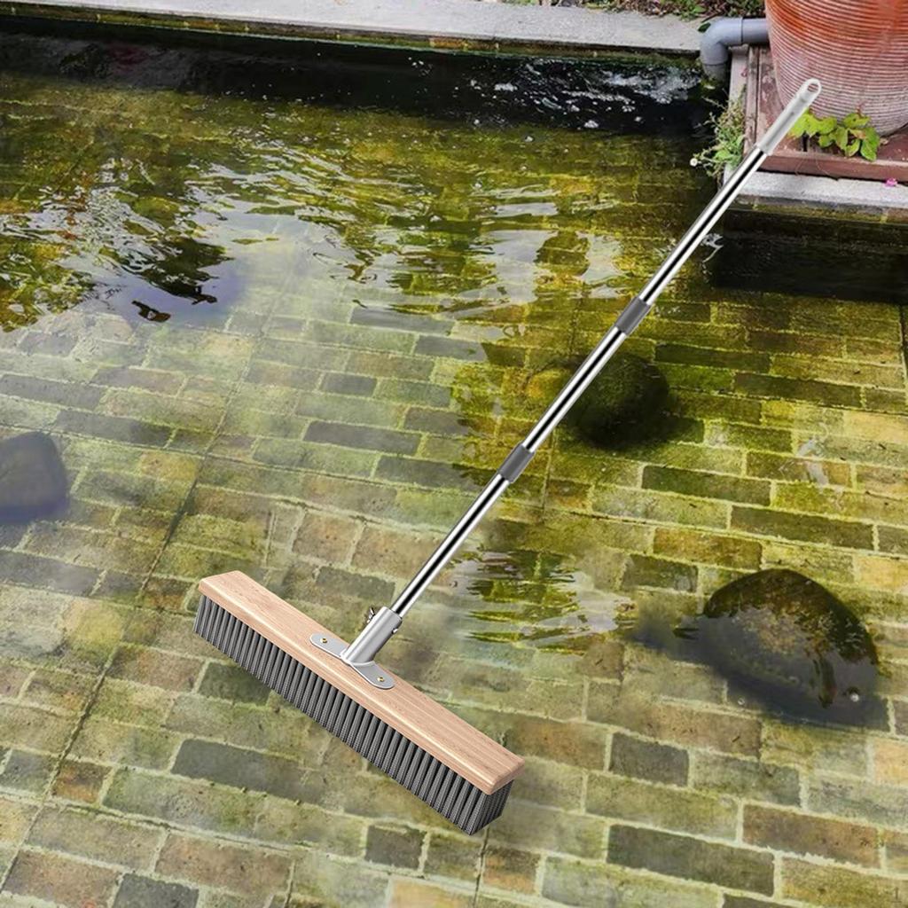 Stainless Steel Wire Scrub Brush Deck Floor Remover Metal Bristles Scrubber for Steps