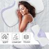 Lent, Ne s'affaisse pas, Oreiller cervical en coton à mémoire de forme, Commençant un voyage de sommeil de haute qualité