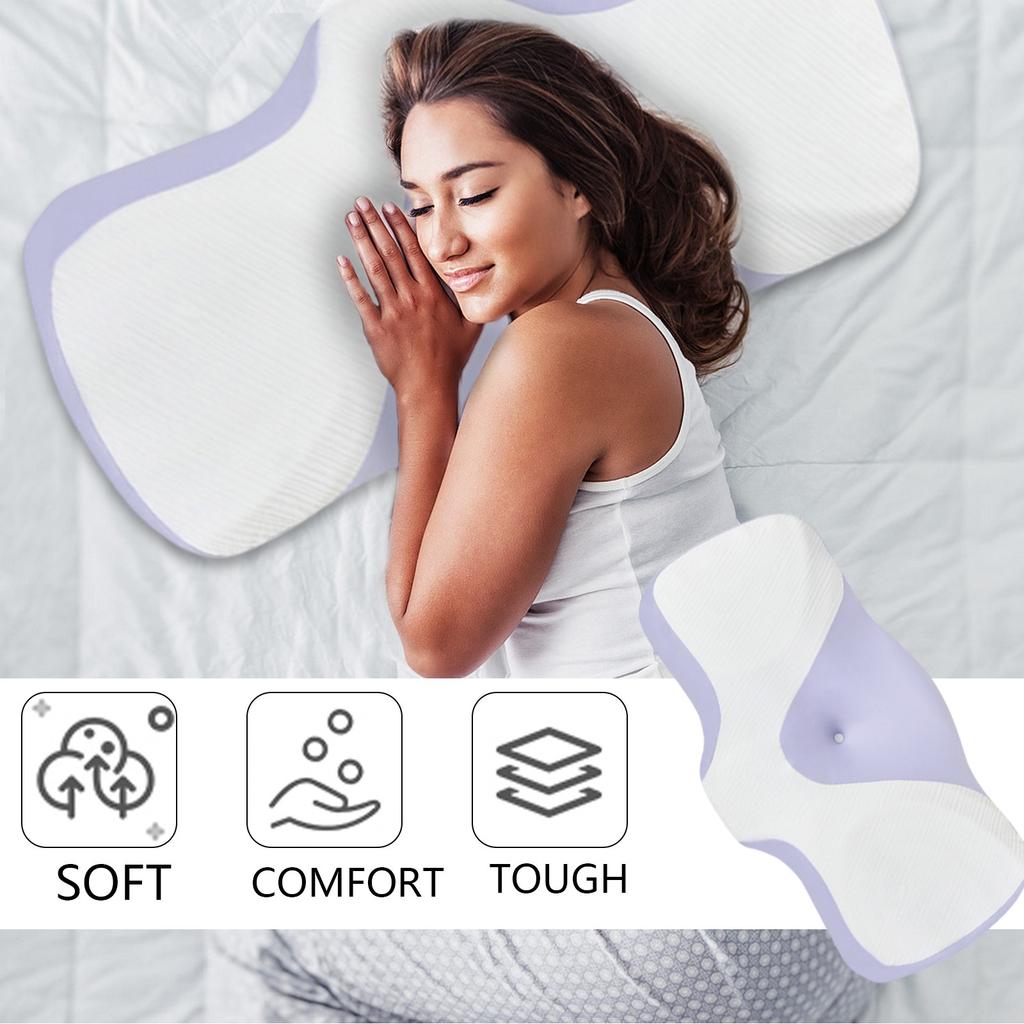 Lent, Ne s'affaisse pas, Oreiller cervical en coton à mémoire de forme, Commençant un voyage de sommeil de haute qualité