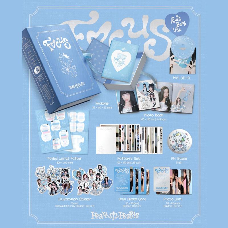 Hearts2Hearts Mini 1st Album [FOCUS] (Rule Book Ver.)
