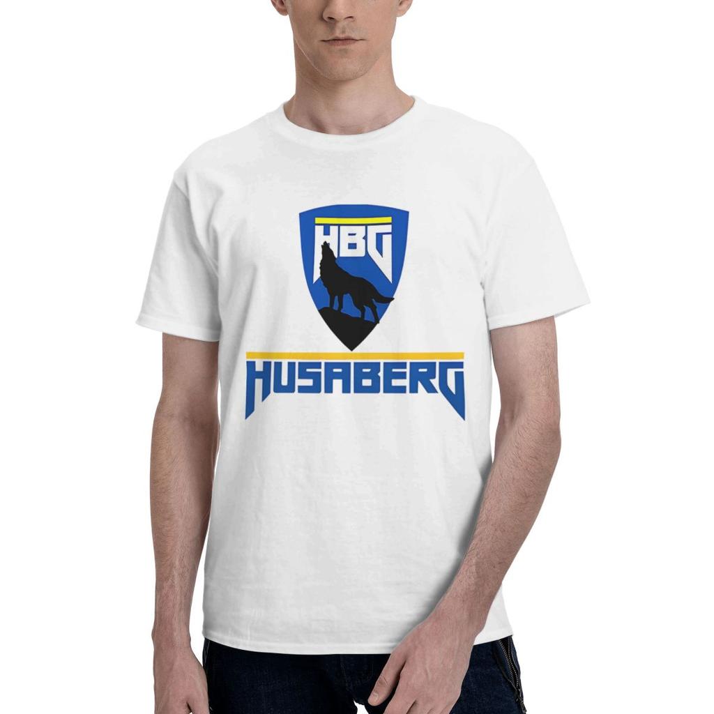 Husaberg Logo 100 Cotton Casual Breathable Confortable TShirt Funny Mens TShirt Funny Shirt