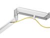 Uchwyt Gazowy Na 3 Monitory, Srebrny Z Dwoma Portami Usb, Standard Vesa, Monitory 17"-27", Hdwr Solidhand-Bg03Su