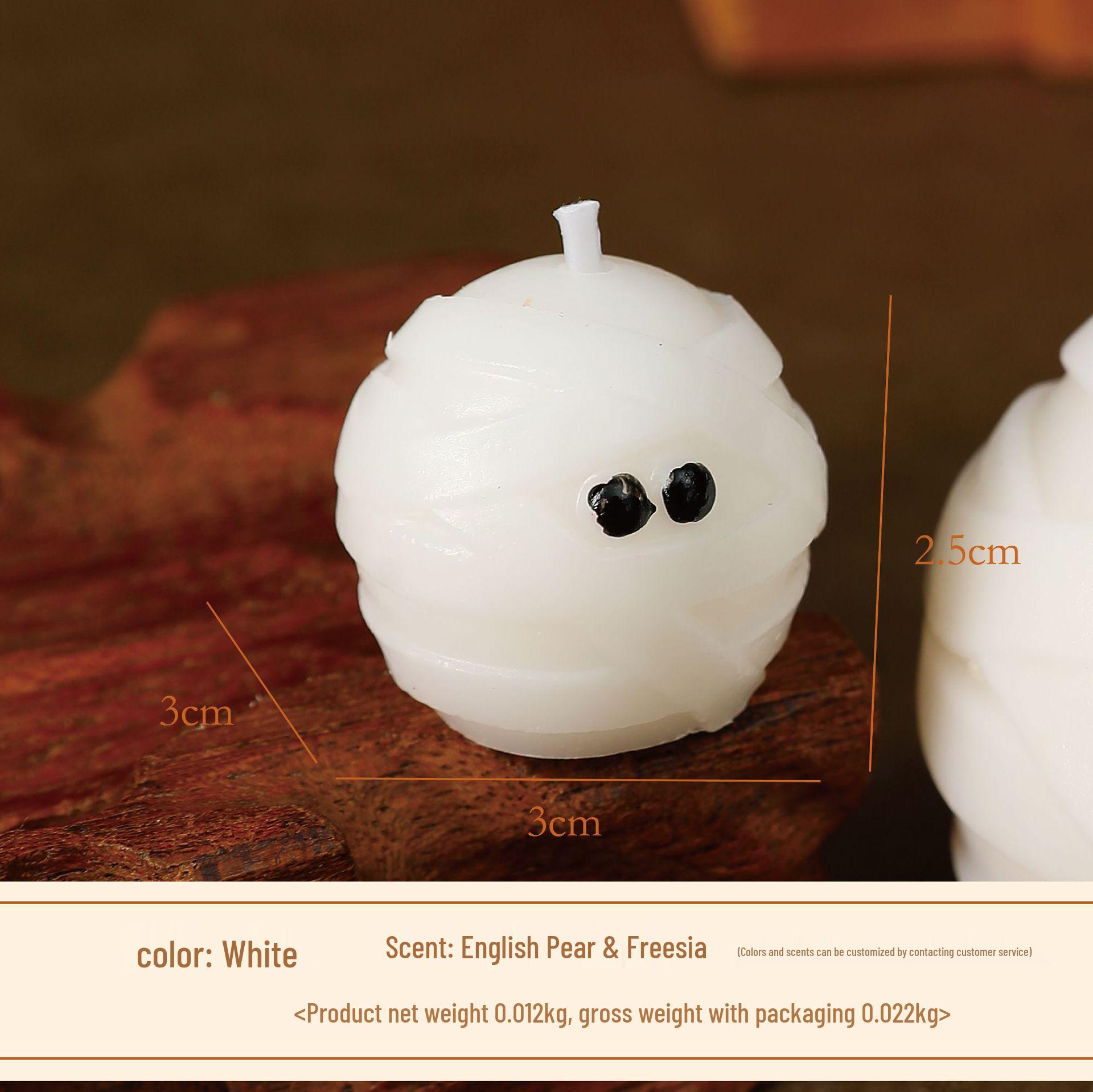 Halloween Fragrance Wax Candle: Injured Gentleman Design