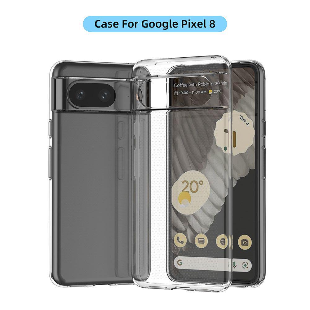 Průhledný TPU měkký obal pro Google Pixel 8 Pro/7A
