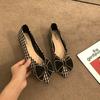 Fashion Flat Shoes for Women 2025 New Butterfly Bow Big Size Pointed Toe Shoes for Women Flat Spring and Autumn Work Shoes Loafers Women
