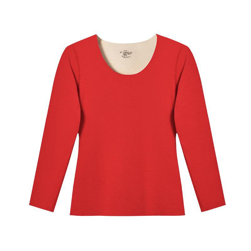 

Женское бесшовное термобелье: Плотная бархатная подкладка для осени и зимы 165(L) красный