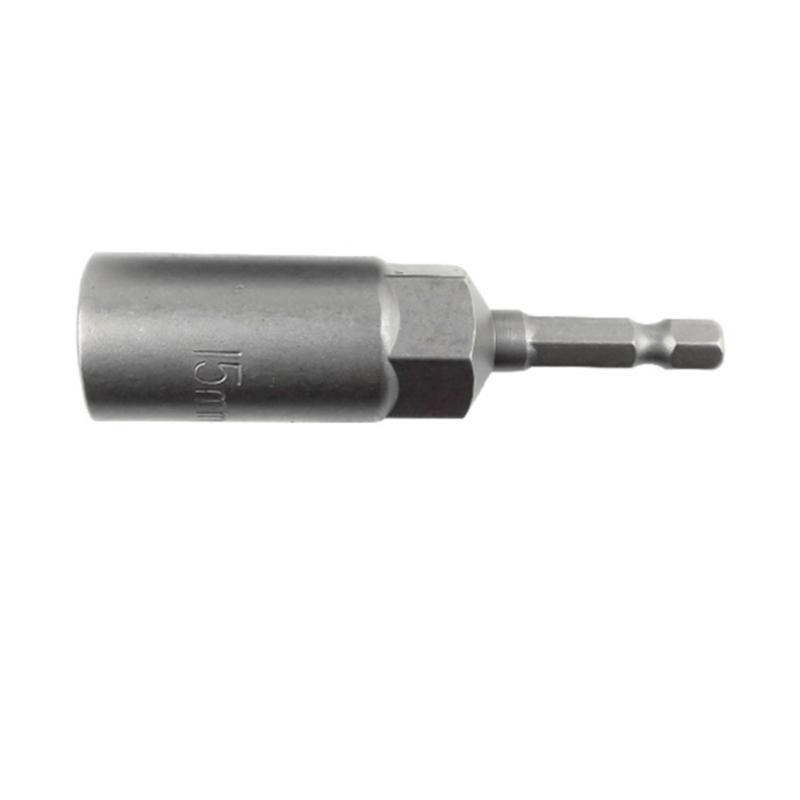 Heavy Duty Hexagonal Shank Socket Kit 5.5-19mm for Enhances Clamping Force Durability Enhances Clamping Force Stability