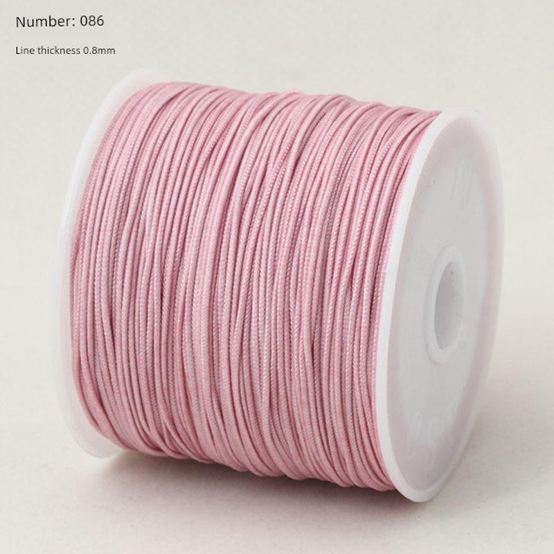 

DIY Rubber Band Bracelet String Core Filament Pink line thick 0.8mm