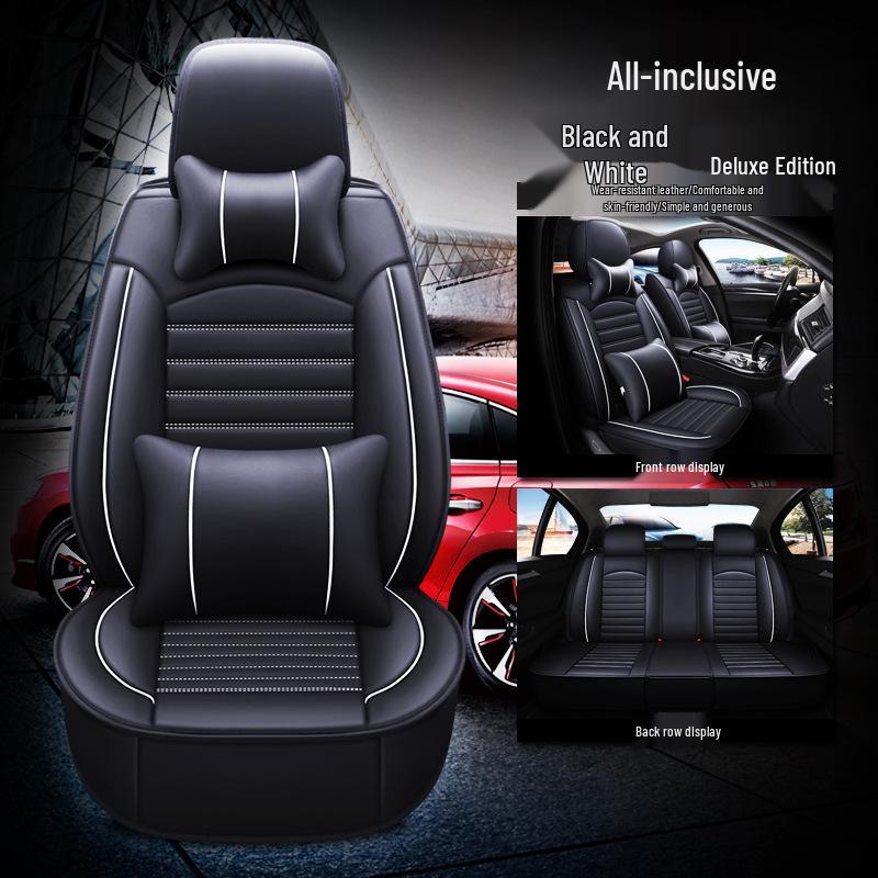Full Leather Car Seat Cover, Universal Fit for Bin Yue, Emgrand GS, Vision, Boyue