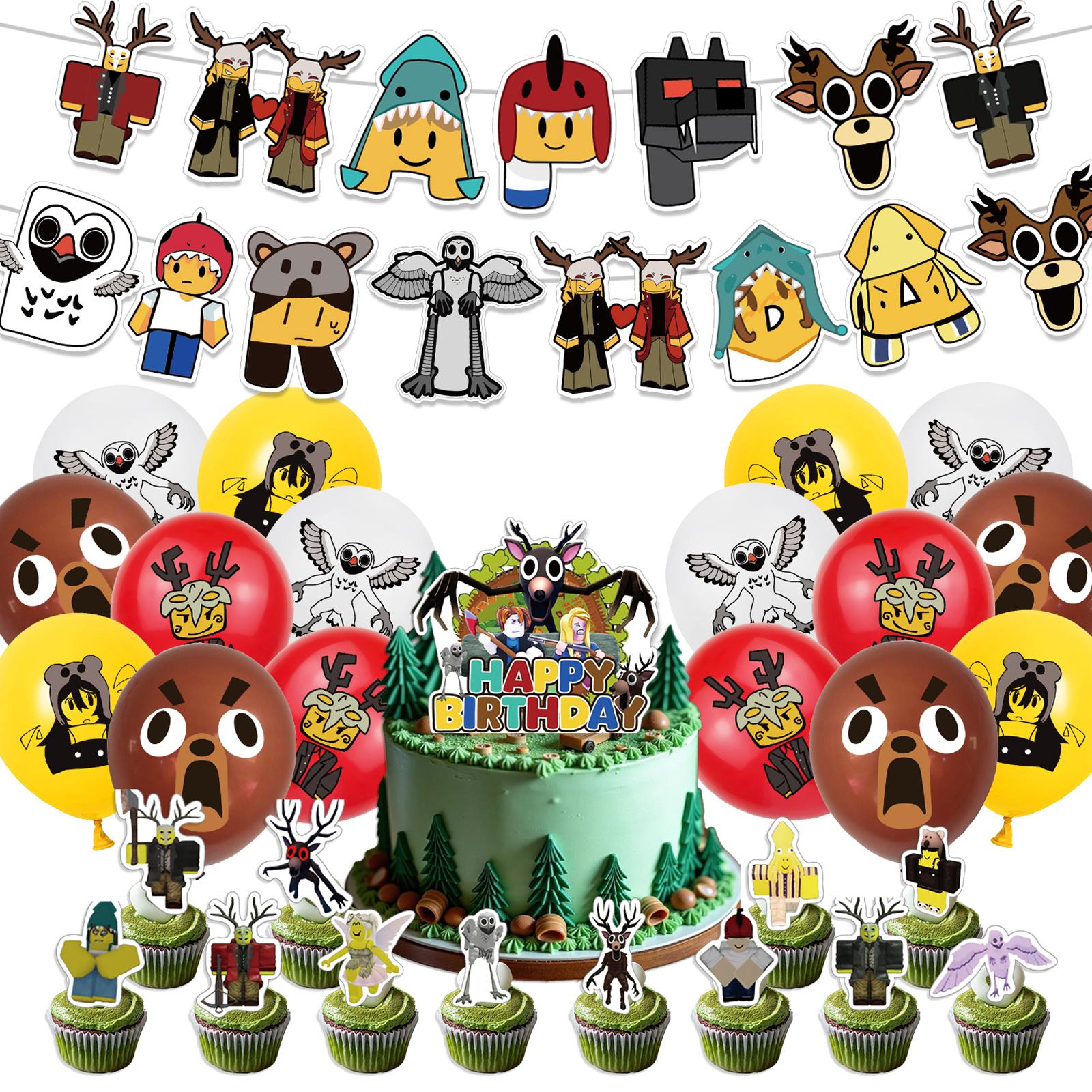 

Набор баннеров, флагов и воздушных шаров для украшения тематической вечеринки ко дню рождения One Size