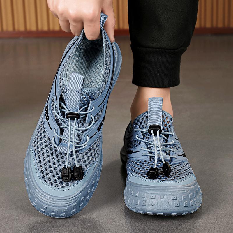 Summer Breathable Men Casual Shoes Lightweight Mesh Walking Sneakers Non-slip Sport Shoes Athletic Jogging Shoes Tennis Shoes