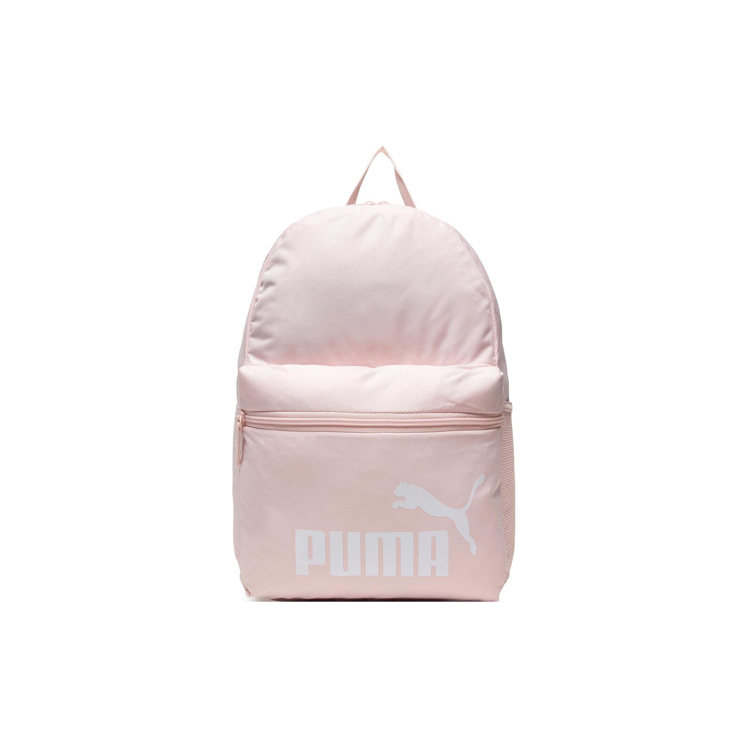 Puma Classic Large Capacity Logo Fabric Student Backpack Unisex backpack Pink 075487-79 Pink