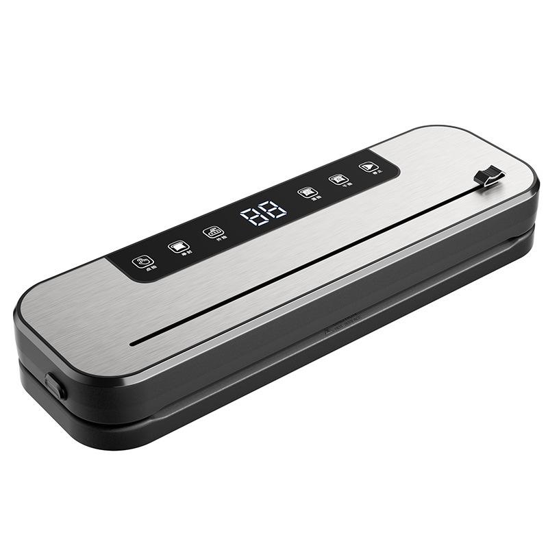 Cross-Border Stainless Steel Automatic Vacuum Sealer - Intelligent Fresh-Keeping Cutting Model