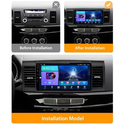 10-inch Android GPS Navigator with Bluetooth & Rearview Camera for Mitsubishi Lancer (2008-2015)
