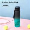 1000ML Large Capacity Sports Bottle, Outdoor Travel Gym Jugs Water Bottle with Straw for Sport, Gym, Running, School