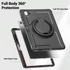 For Samsung Galaxy Tab S10 Lite Case Rotating Kickstand PC + TPU Shockproof Tablet Cover