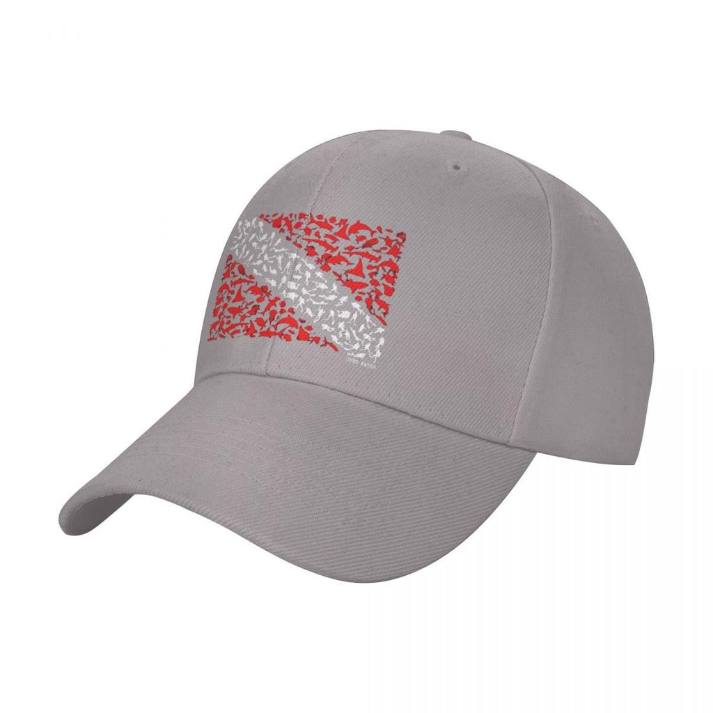 Casquette de Baseball unisexe avec drapeau de plongée sous-marine, chapeau de papa imprimé à la mode, chapeau de sport de plein air avec bord Sandwich