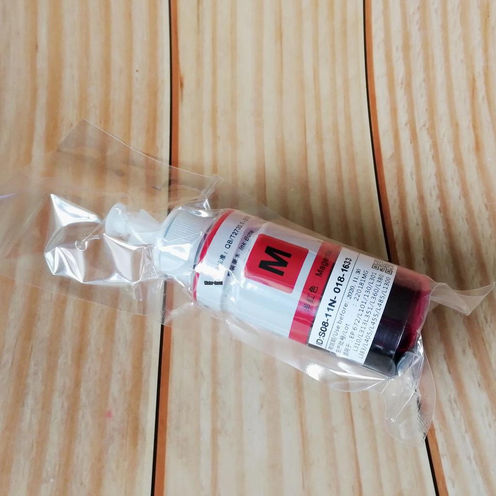 Epson 672 Bläck för L310/L313/L360/L380/L383/L1300/L565 Skrivare, Original Fyra Färger