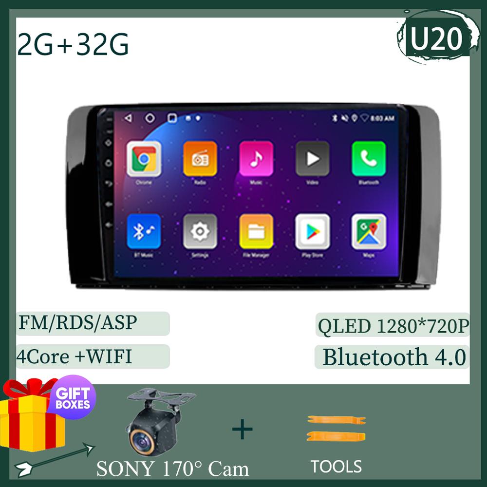 

Радио Android 14 для Mercedes Benz R Class W251 R280 R300 R320 R350 R63 2005-2017 Автомобильный мультимедийный проигрыватель Android Радио GPS 2DIN