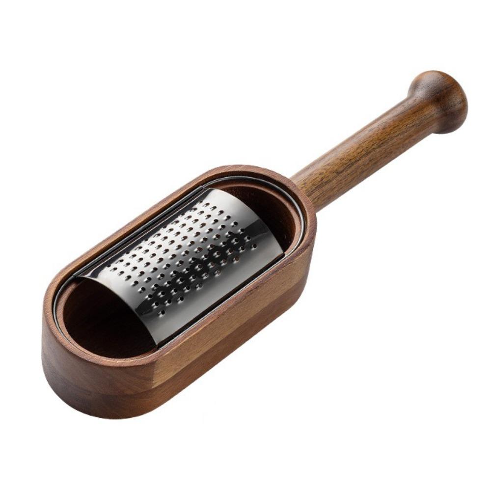 Solid Wood Cheese Grater Detachable Vegetable Slicer Multi-functional Food Shredder  for Parmesan
