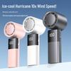 26-Speed Portable Digital Handheld Fan with Long Battery Life, USB Charging, and Silent Operation