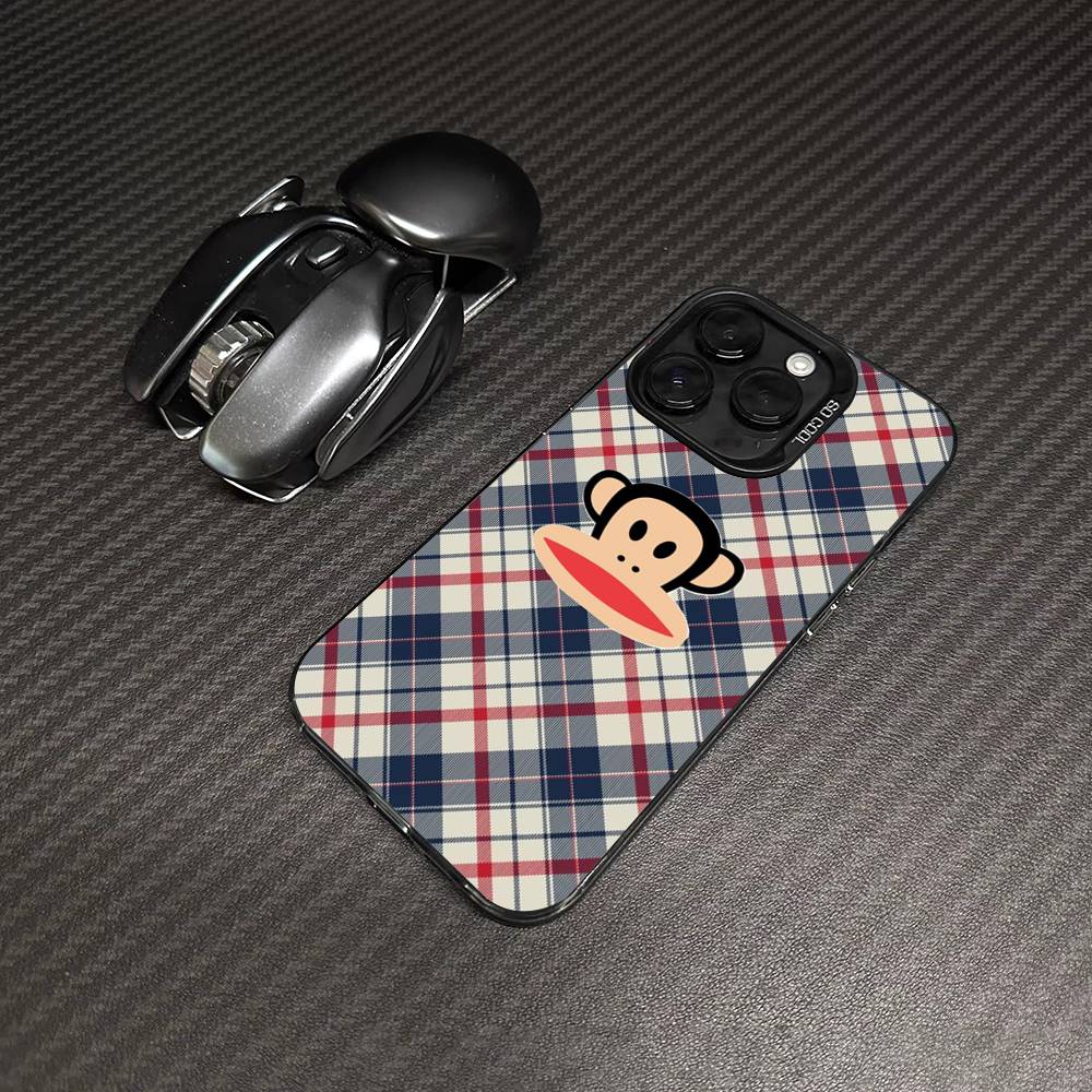 Famous Luxurious P-Paul F-Frank Phone Case For IPhone 17 16 15 14 11 12 13 Pro Max Plus Pro Colored Silver Cover