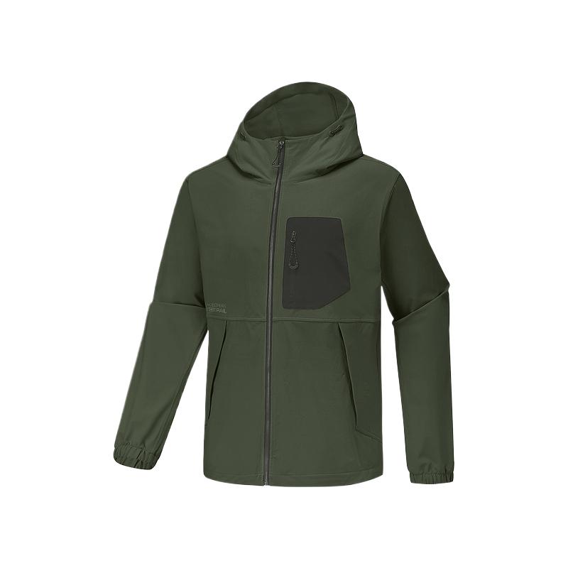 Skechers Outdoor Series Waterproof Breathable Fashion Casual Outdoor Comfortable Jacket Men Jacket P325M016-00CV M