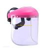 W89C Clear Industrial Safety Visors Shatterproof Construction Comfort Fit Adjustable Head Straps Face Shield For Grinding Work