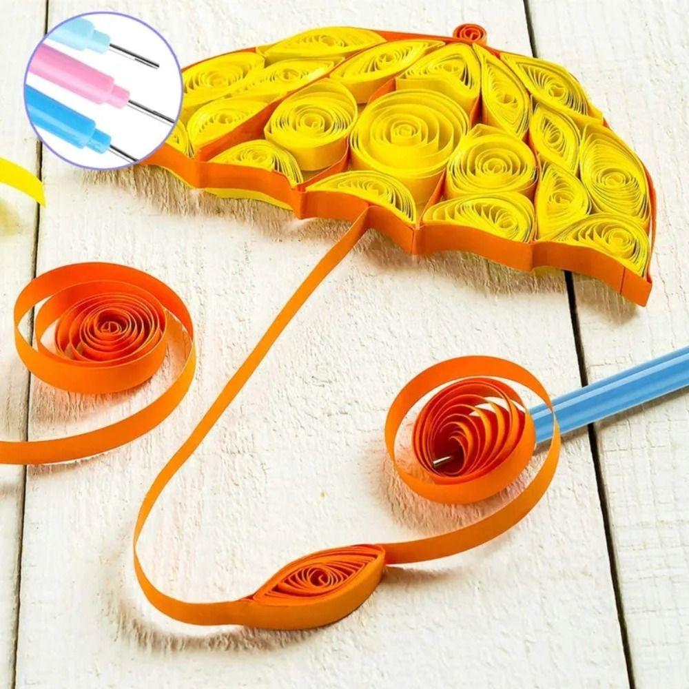 12PCS Paper Curling Quilling Needle Kit Quilling Slotted Pen Paper Quilling Pen  Paper Art