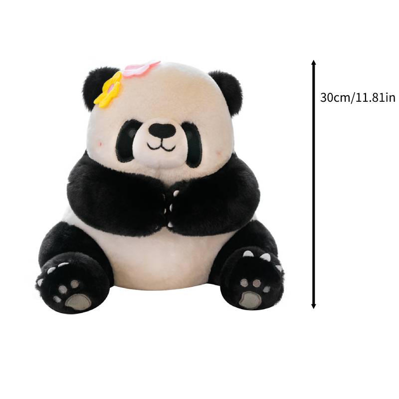 

Plush Panda Flower Toy Comfortable Doll Childrens Birthday Gift Pillow Cartoon