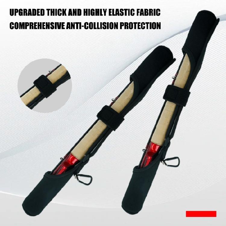 Adjustable Fishing Rod Fasteners Fishing Rod Tie Tip Cover Sleeves Poles Tie Strap For Convenient Use Fishing Accessories