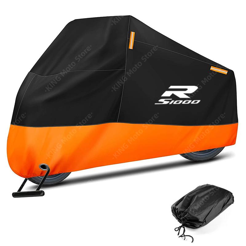 

Чехол BMW водонепроницаемый для BMW S1000R S1000 RS 1000 R 2017 2018 2019 2020 2025 мотоциклетный чехол от пыли и дождя со светоотражающей полосой XL оранжевый
