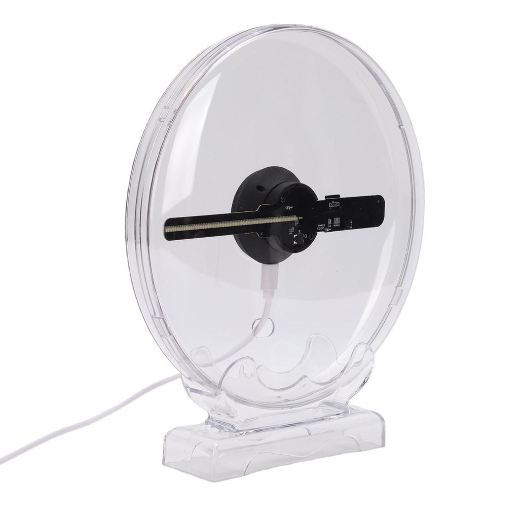 3D-Hologramm-Ventilator mit Abdeckung Desktop WiFi Holografischer Projektor Werbemaschine für kommerzielle Displays Eingebaut