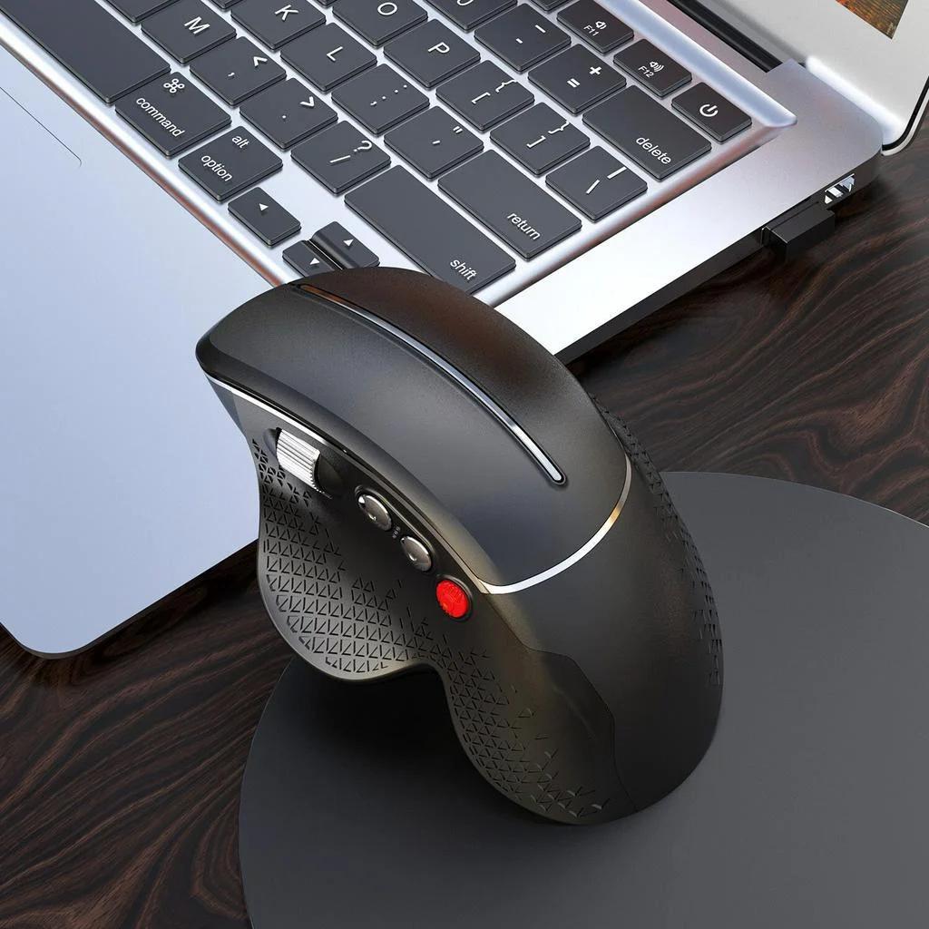 Ergonomic Vertical 2.4G Wireless Mouse with Comfortable Grip