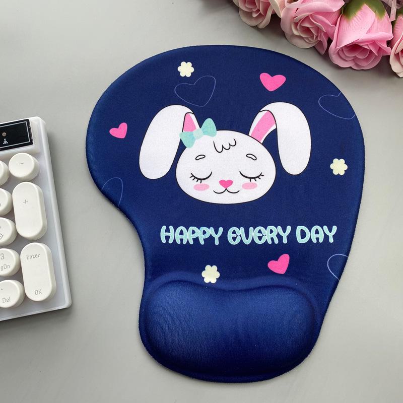 Personalisiertes rutschfestes Mauspad mit Cartoon-Handgelenkauflage aus Silikon