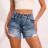 Ladies' Casual  Versatile Fashionable Denim Shorts