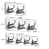 Self Adhesive Door Hook Key Holder Towel and Robe Holder Stainless Steel Kitchen Hardware Hook Bathroom Supplies Storage Hook