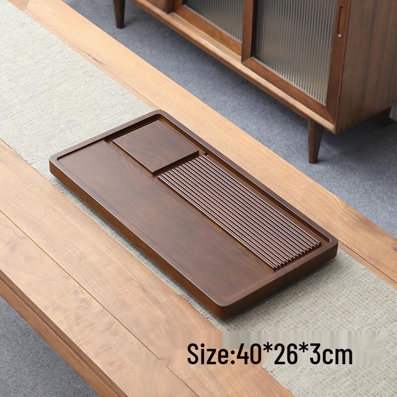 Bamboo Tea Tray with Drainage