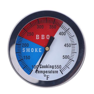 Backofenthermometer 100 bis 550 Fahrenheit Edelstahl Kurze Nadel Grilltemperaturmesser für Barbecue-Grill