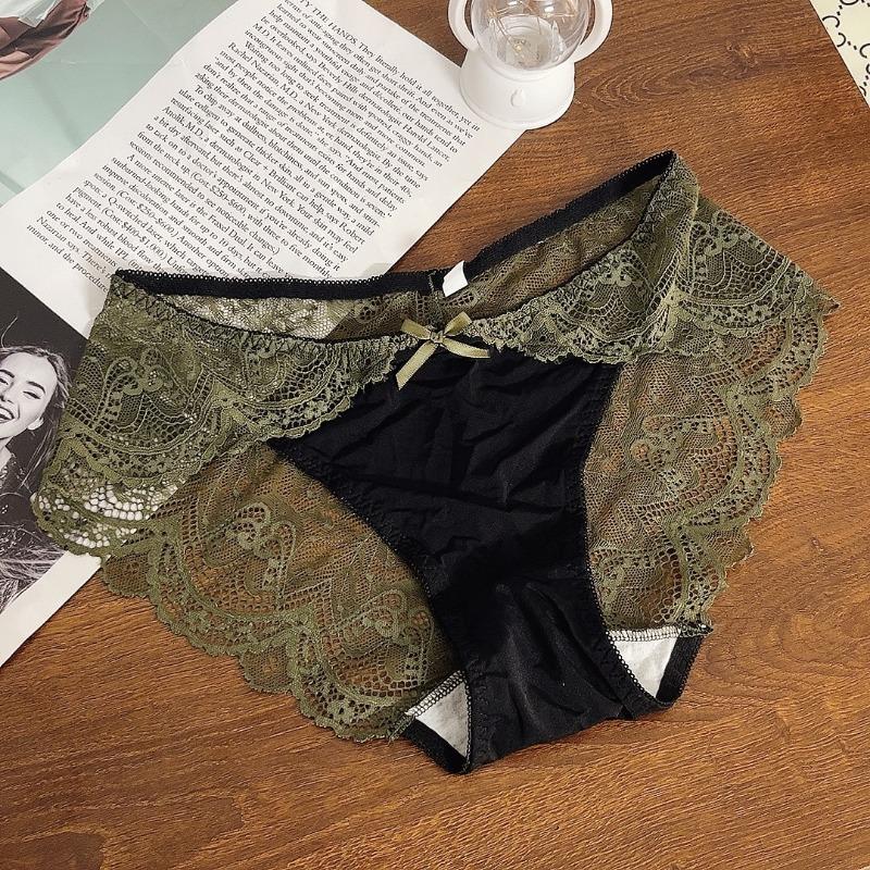 

Трусики женские ретро цветные блокированные высококачественные сексуальные кружевные утягивающие живот из чистого хлопка со средней талией удобные треугольные трусики трусы нижнее белье XXXL