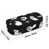 Pencil Bag Secure Zipper Closure Large Capacity 300D Polyester with Mesh Pocket Removable Divider and Pen Slots for Students