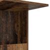 Side Table with Wheels Reclaimed Wood Look 40 x 35 x 60 cm Engineered Wood
