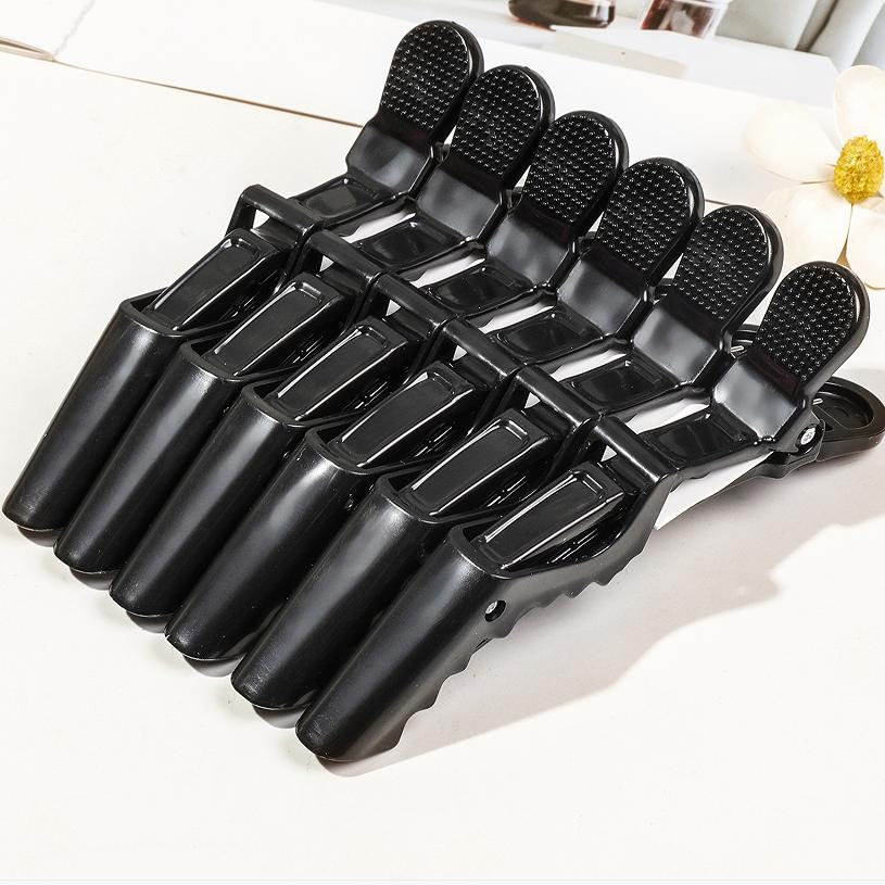 6pcs crocodile hair clip design claw shaped hair clip salon hair clip hair accessories makeup clip Special for real hair wigs
