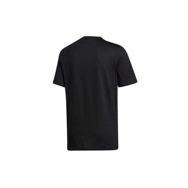 adidas T Shirts Men's Black Crew Neck Moderate Straight Fit GN2702