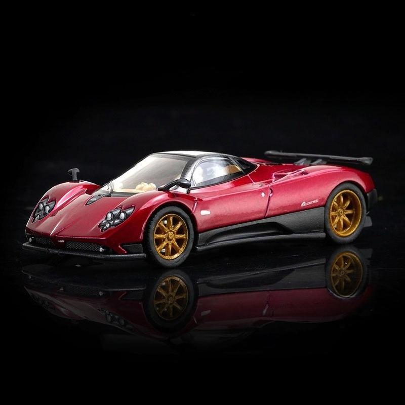 PosterCars 1/64 Pagani Zonda Supercar Alloy Model Simulation Diecast Huayra Toy Vehicle Colelction Miniature Voiture Boy Gift