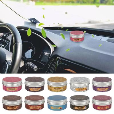 Car Solid Aromatherapy Air Freshener Long Lasting Auto Wood Blocks Perfume Car Deodorant Odor Remova Car Decoration
