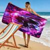 Dynamic Demon Slayer Art beach towel Outdoor camping Portable for travel quickdrying swim towel swim Absorbent bath towel Comfort printing