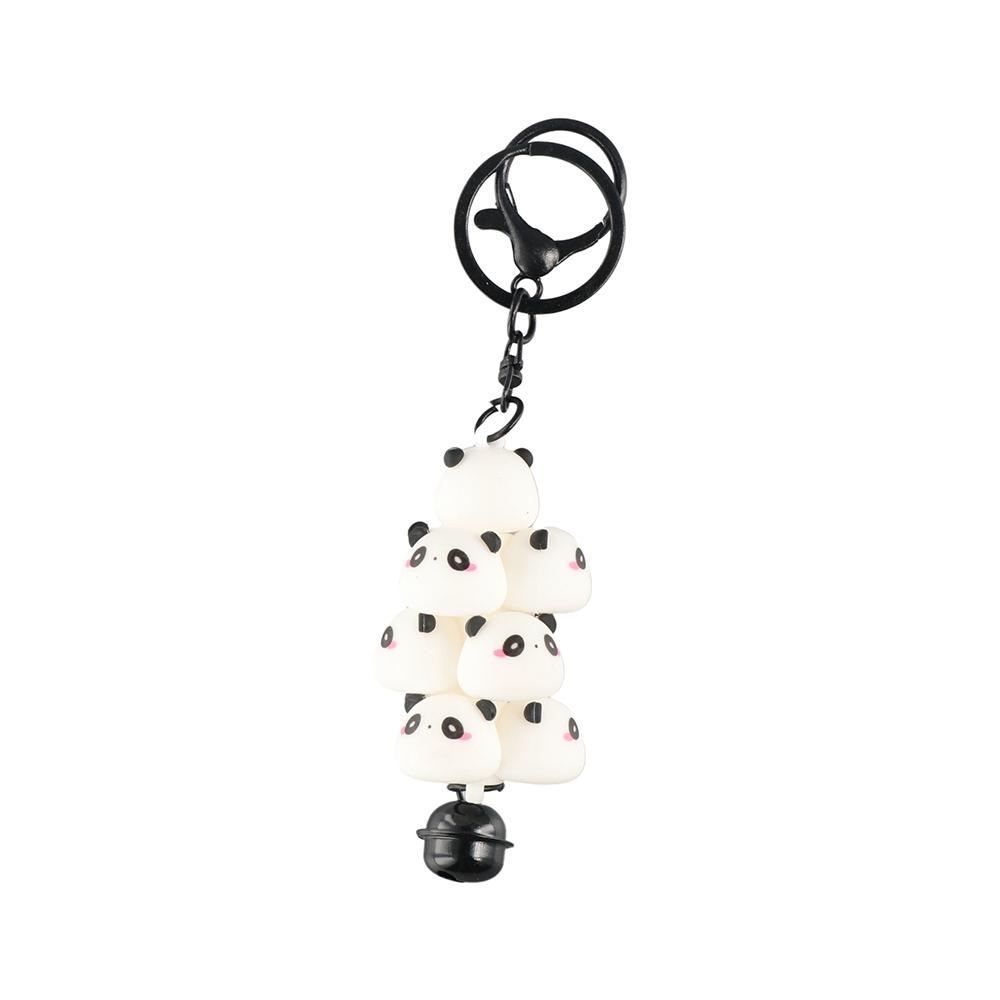 

PVC Panda Chick Key Chain Little Yellow Chicken Pig Pet Keyring Key Ring Lady Bag Charm Piglet
