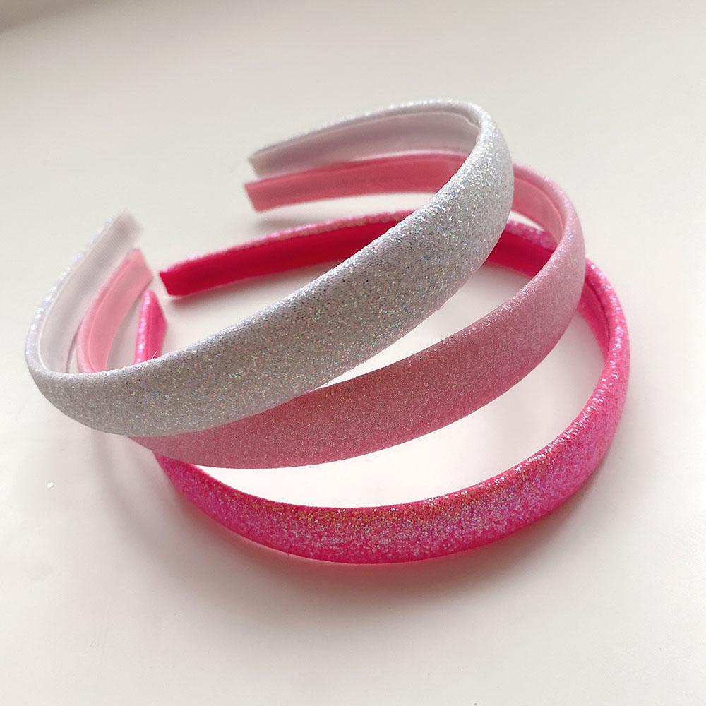 Shiny Sweet Heart Printed Bling Headbands Hair Accessories Women Hairband Colored Sequins Glitter Rainbow Headband for Girls