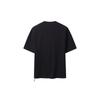 Customellow Black Basic Half T shirT cqTam25411bkx